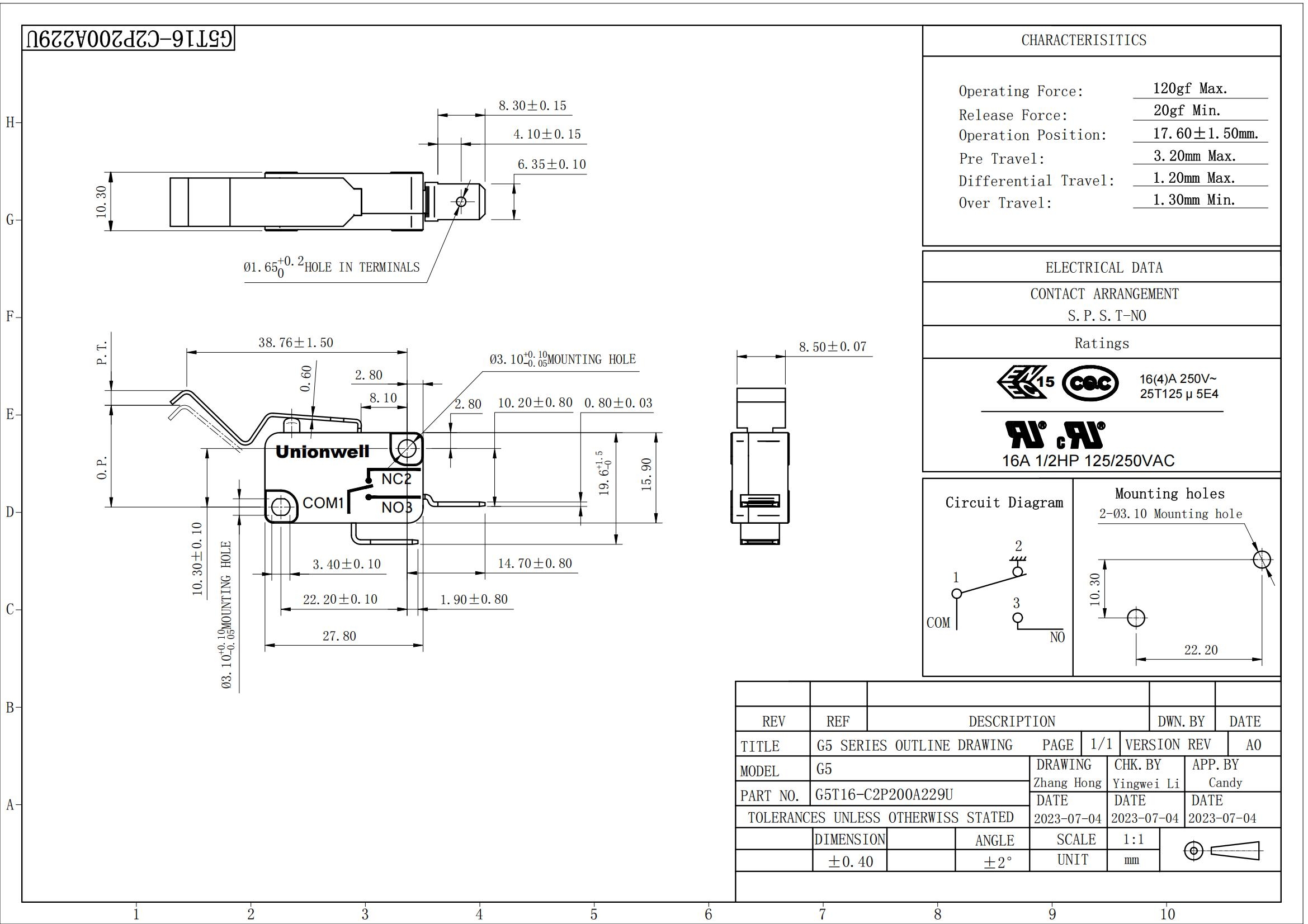 G5T16 Drawing