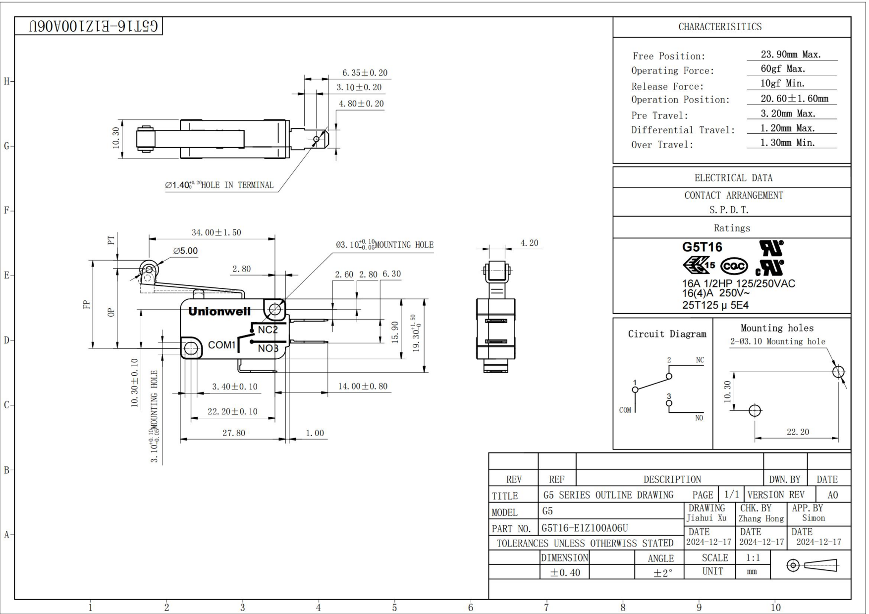 G5 Serious Micro Switch.5-1