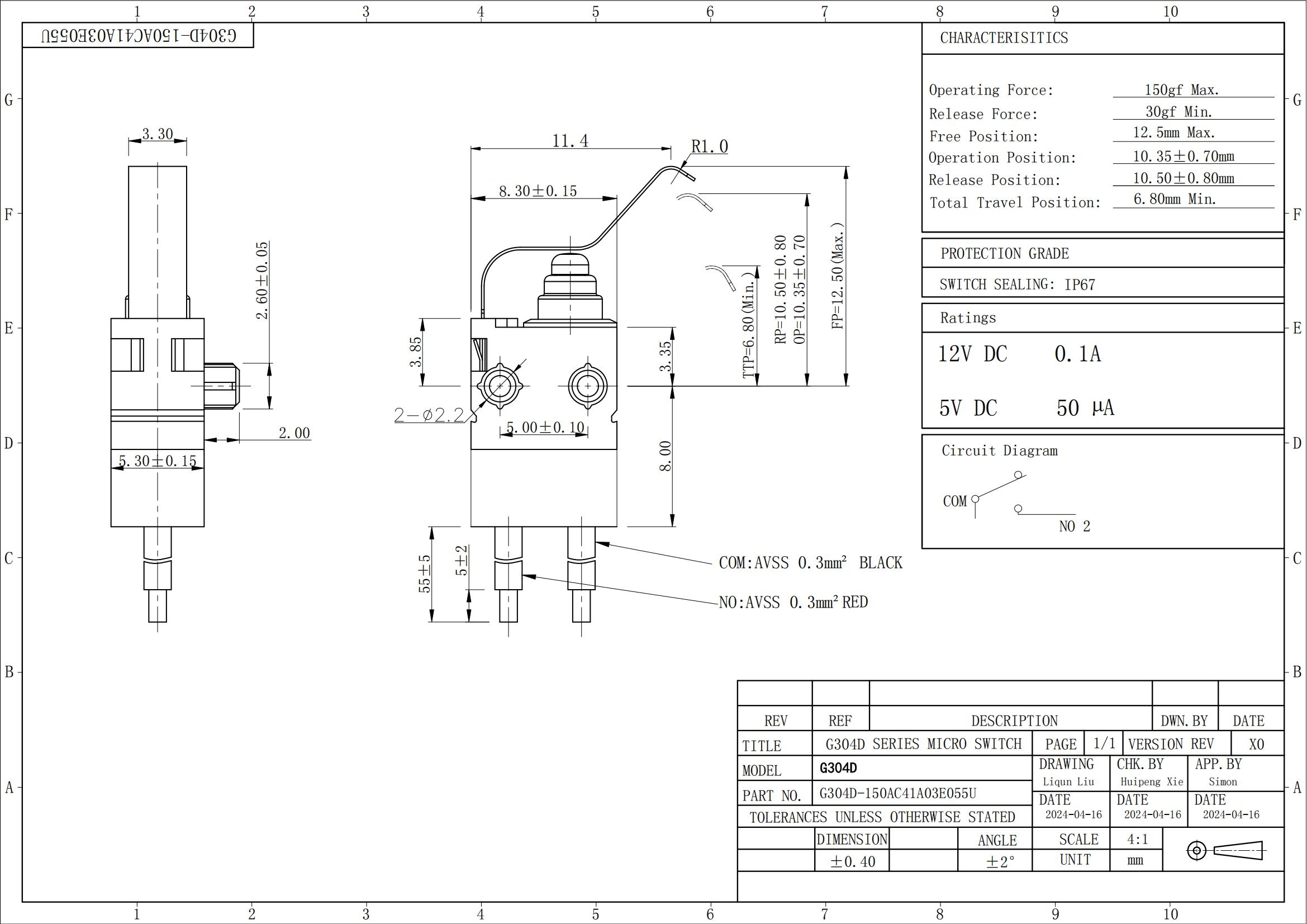 G304D Drawing