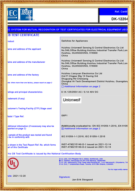 cb Certifications