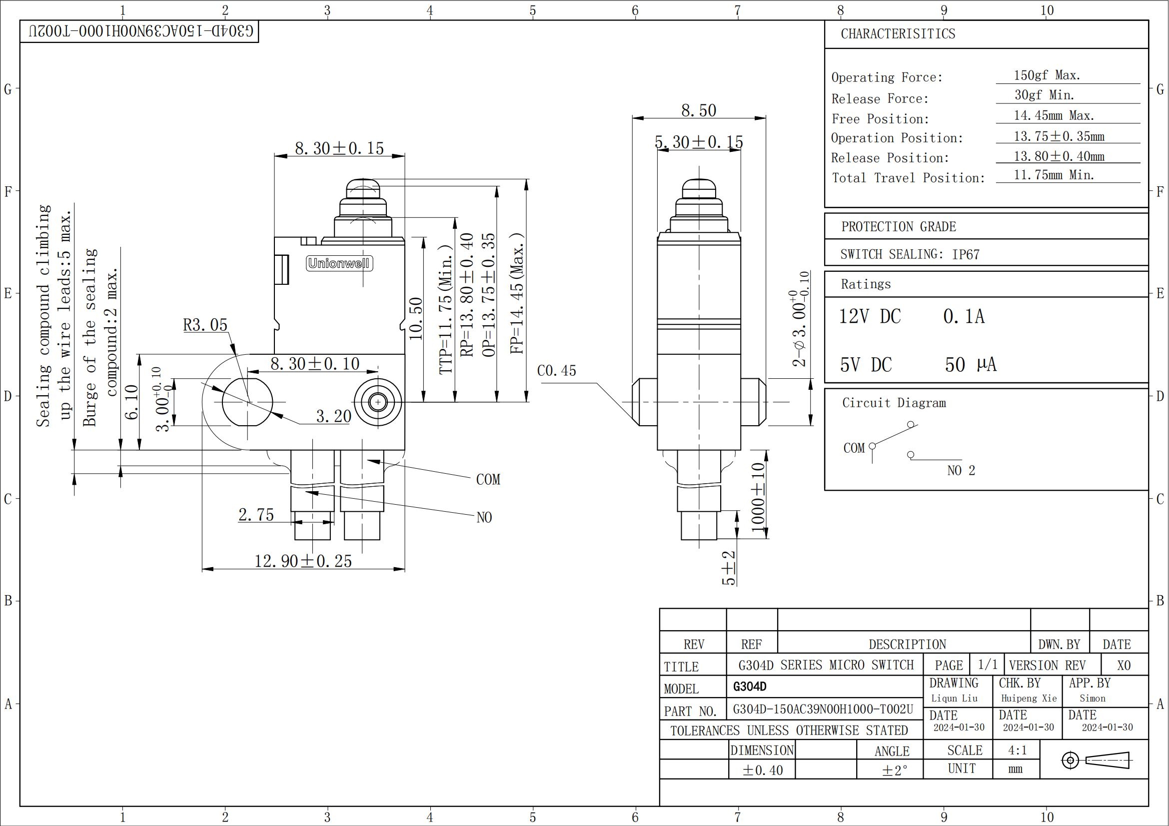 G304D Drawing
