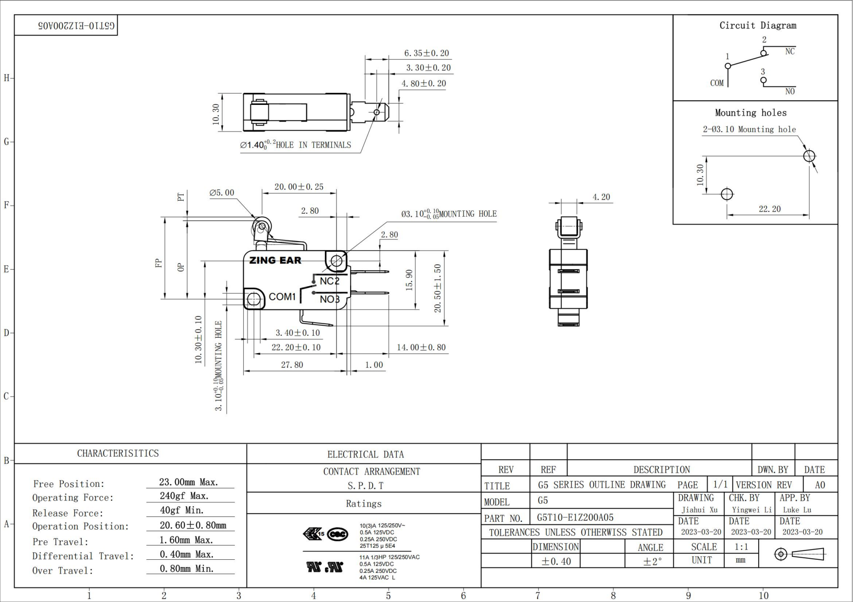 G5 Serious Micro Switch.25-1