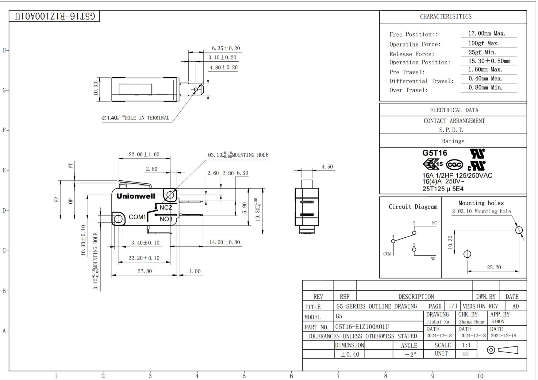 G5 Serious Micro Switch.8-1