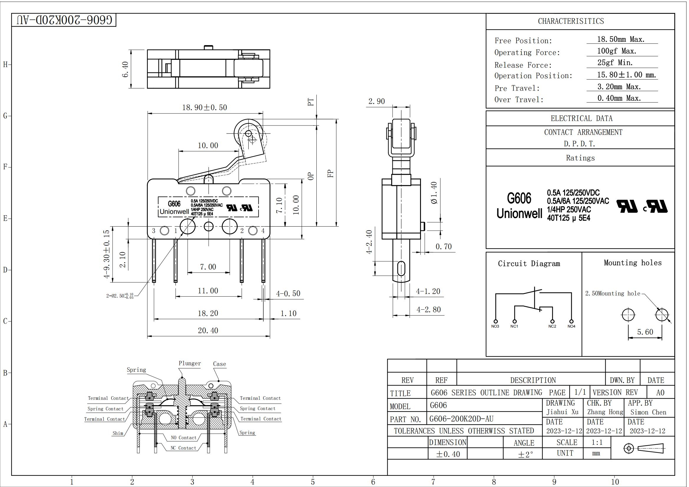 G606 Drawing