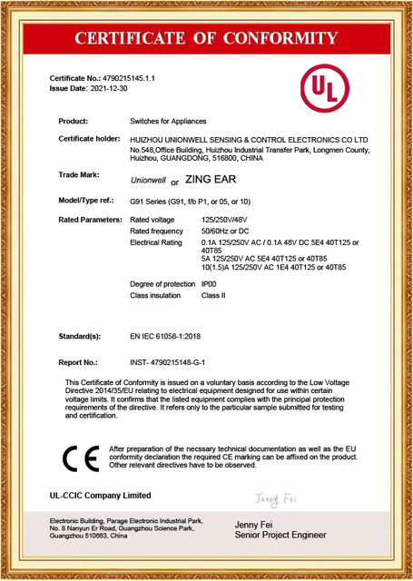 ce Certifications