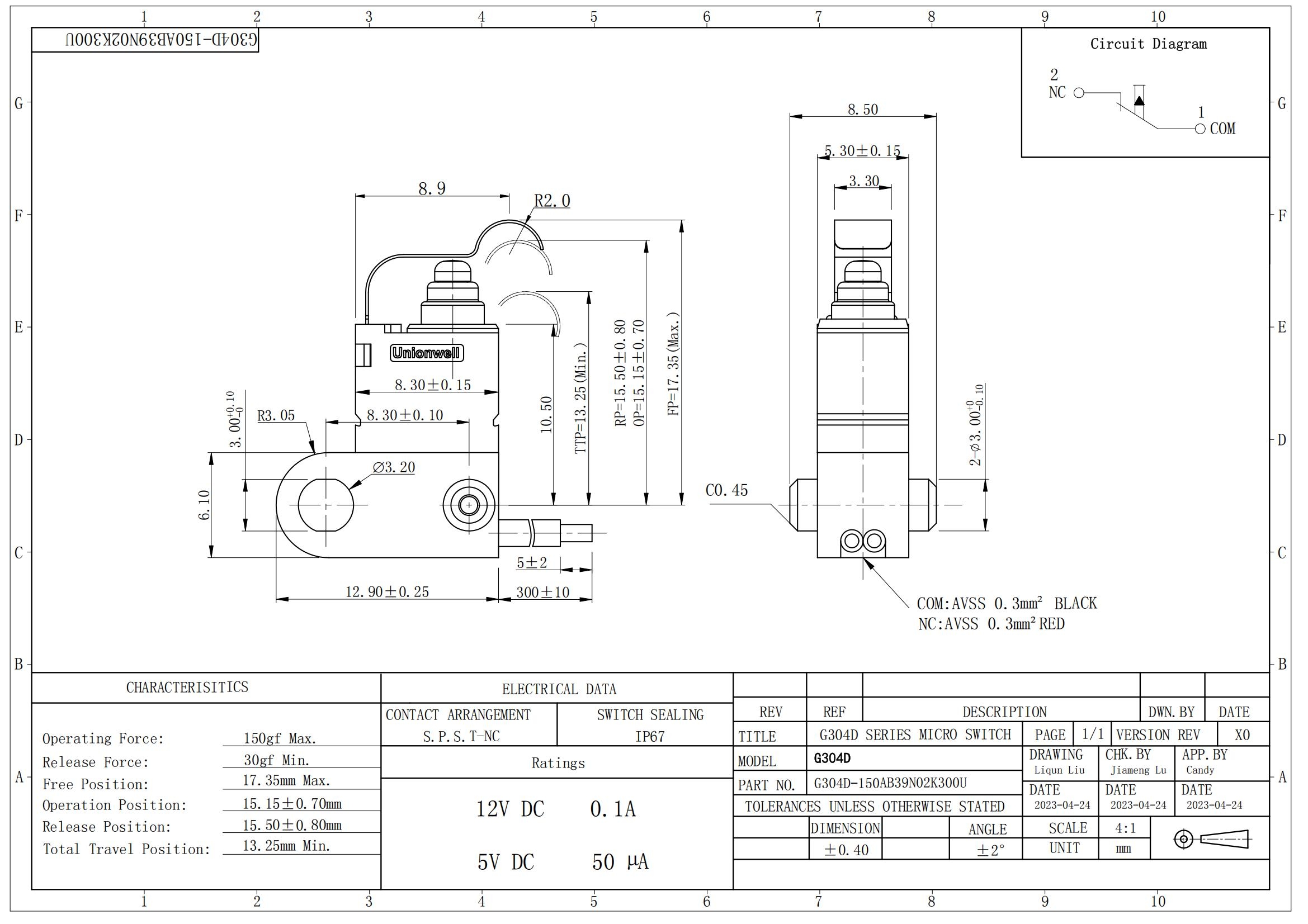 G304D Drawing