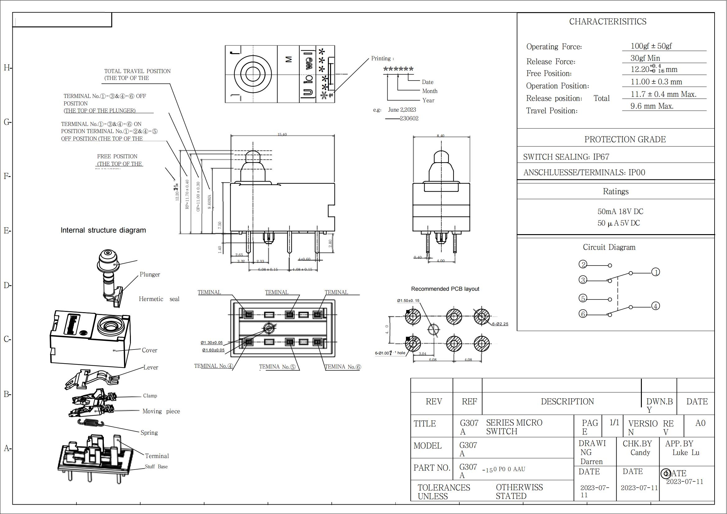 G307A Drawing