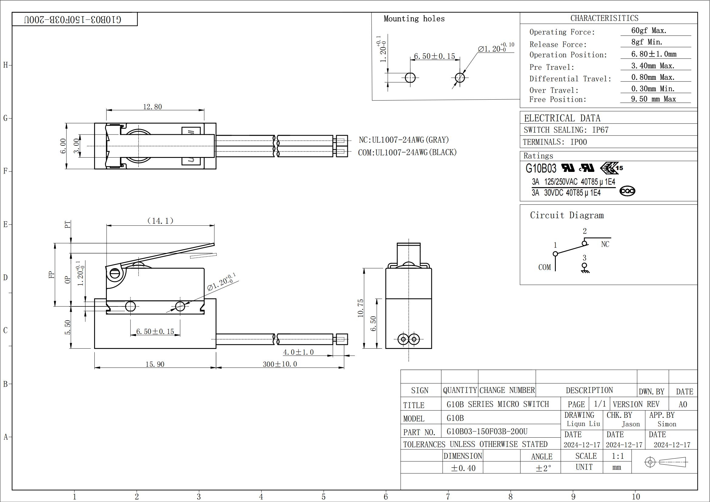 G10B Drawing
