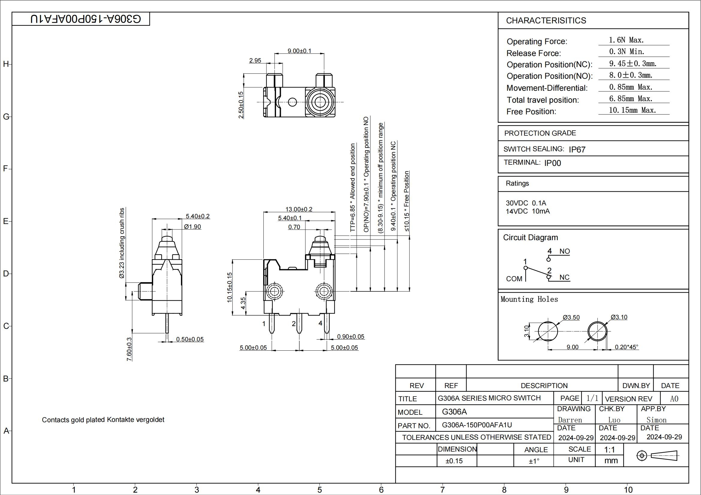 G306A Drawing