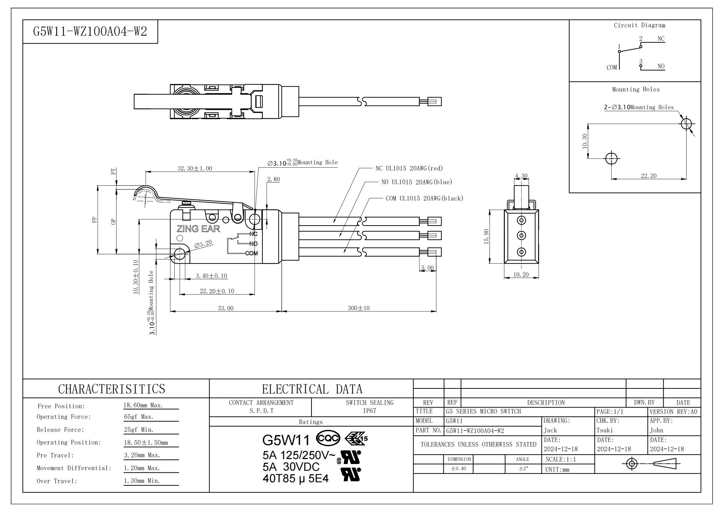 G5W11 Drawing