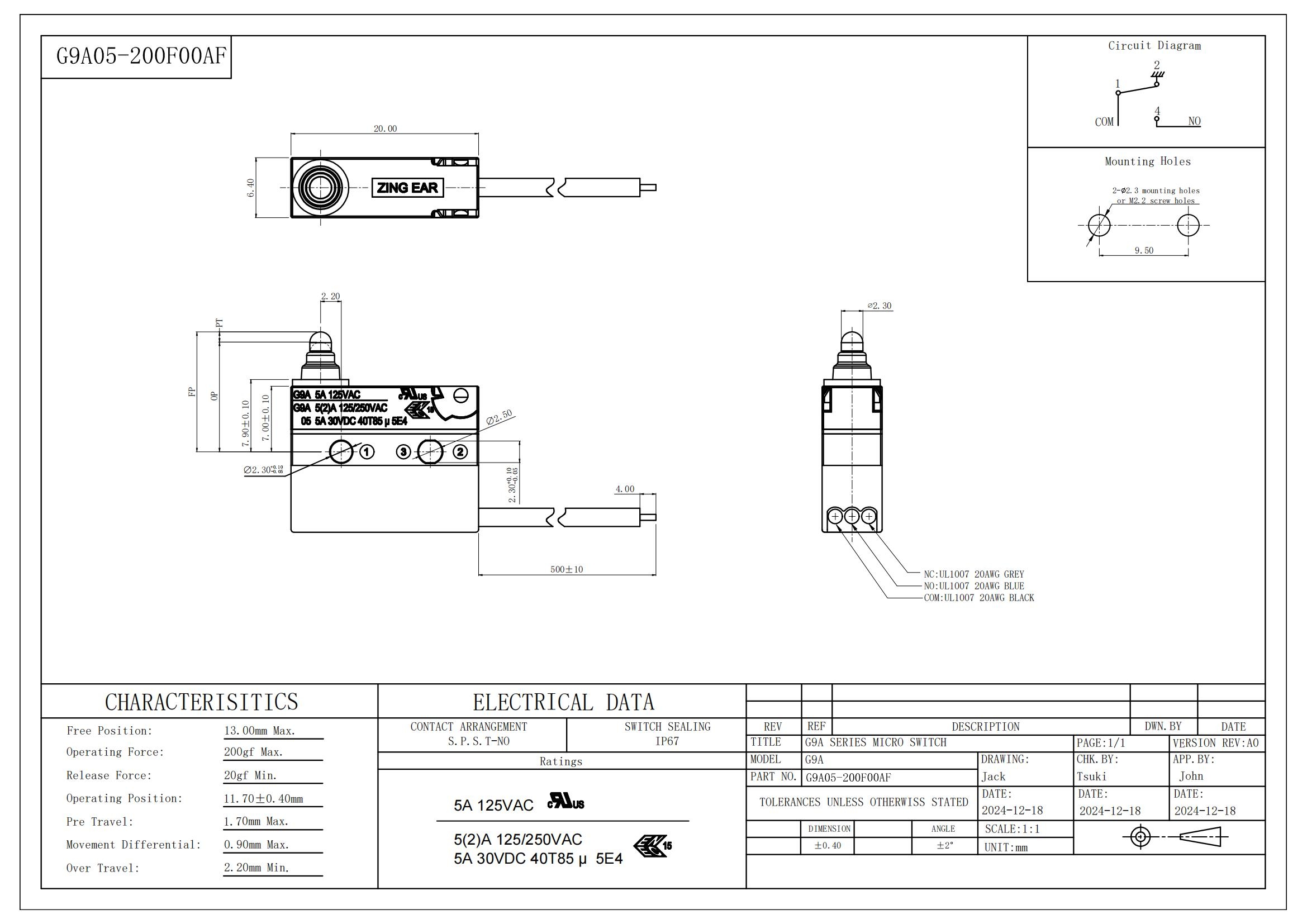 G9A05 Drawing 