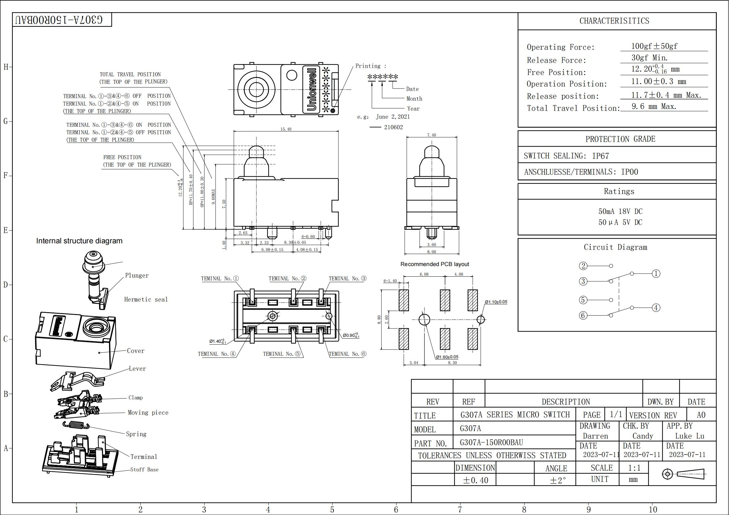 G307A Drawing