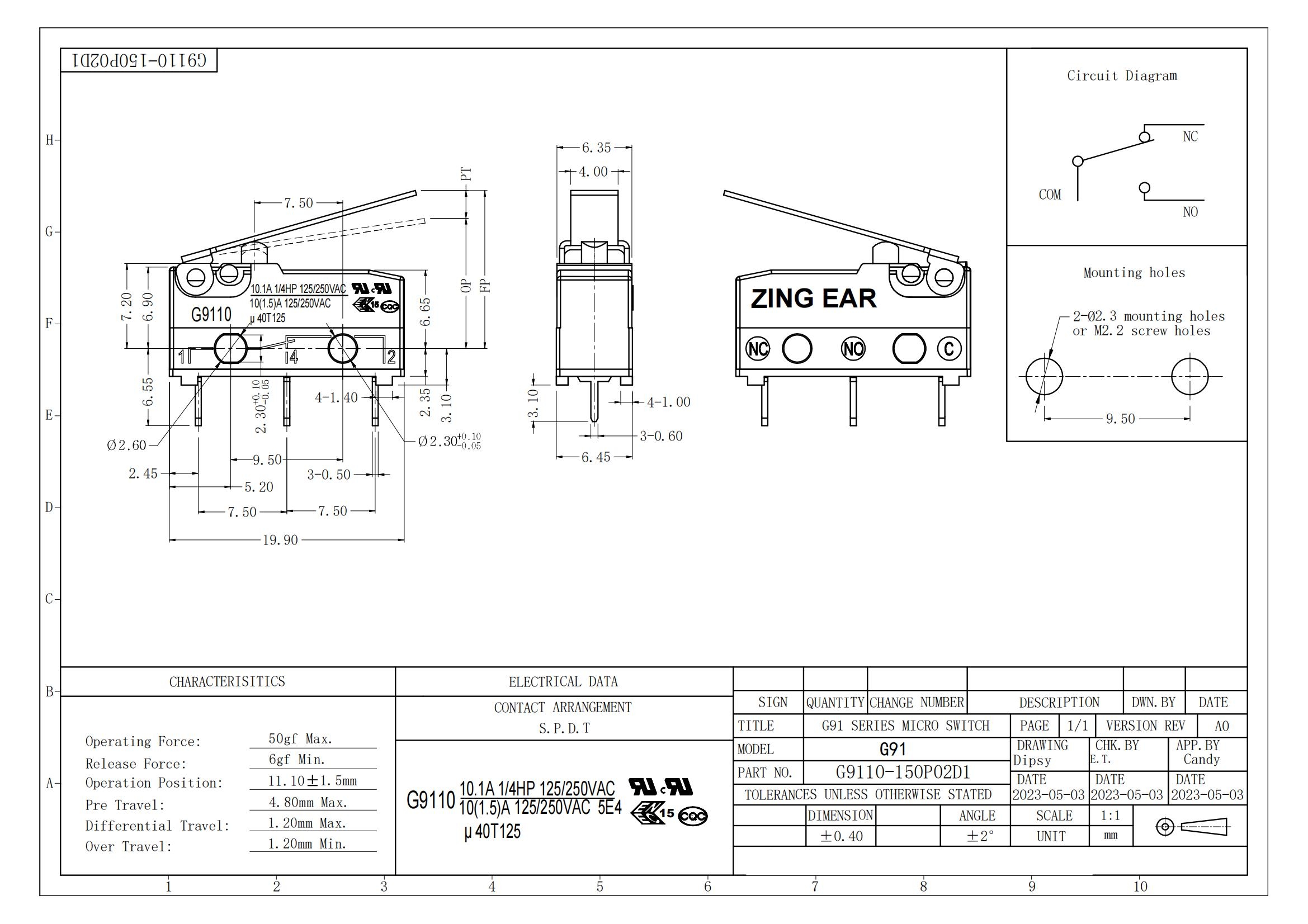 G91 Drawing